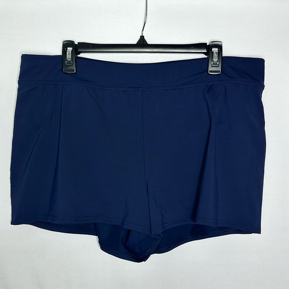 LAND'S END | Smoothing Swim Shorts Navy Women's Size 16P
